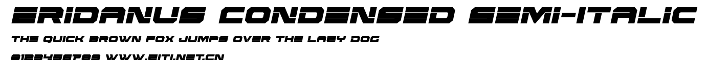 Eridanus Condensed Semi-Italic.ttf