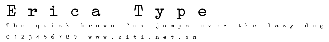 Erica Type.ttf字體轉換器圖片