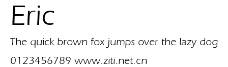 Eric.ttf字體轉換器圖片