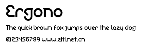 Ergono.otf字體轉換器圖片