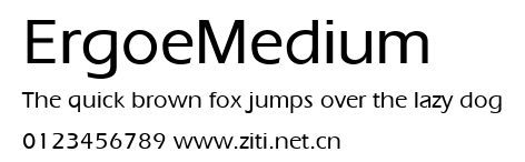 ErgoeMedium.ttf字體轉換器圖片