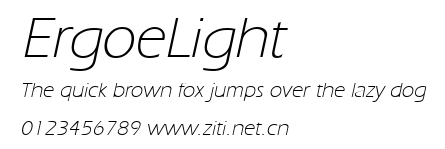ErgoeLight.ttf字體轉換器圖片