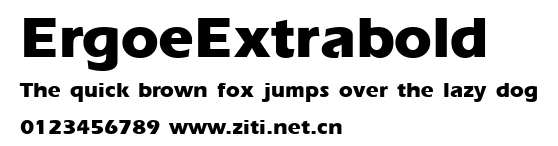 ErgoeExtrabold.ttf字體轉換器圖片