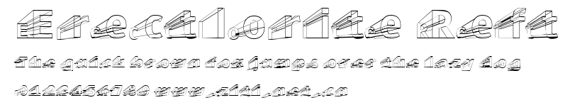 Erectlorite Reft.ttf字體轉換器圖片