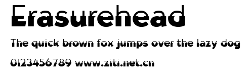 Erasurehead.ttf字體轉換器圖片