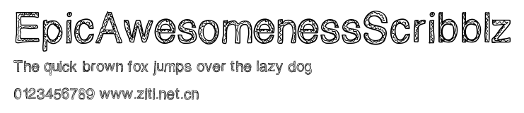 EpicAwesomenessScribblz.ttf
