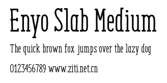 Enyo Slab Medium.otf