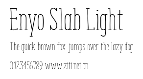 Enyo Slab Light.otf