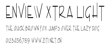Enview Xtra Light.ttf