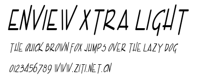 Enview Xtra Light.ttf