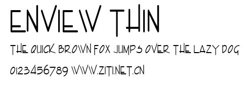 Enview Thin.ttf