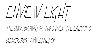 Enview Light.ttf