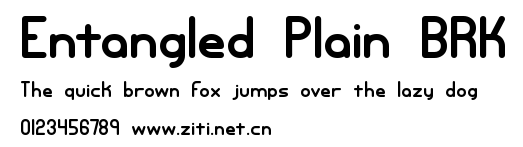 Entangled Plain BRK.ttf