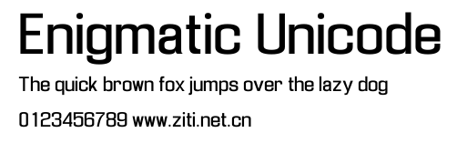 Enigmatic Unicode.ttf