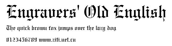 Engravers' Old English.ttf