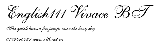 English111 Vivace BT.ttf