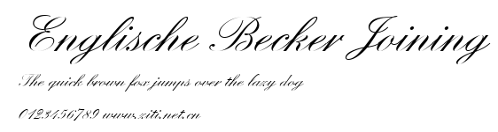 Englische Becker Joining.ttf