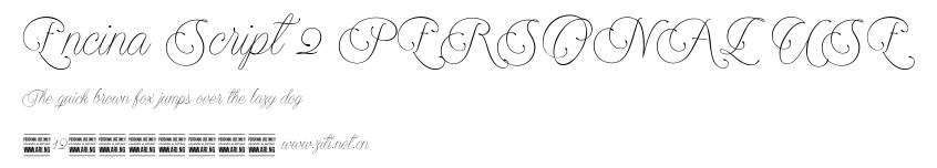 Encina Script 2 PERSONAL USE.ttf