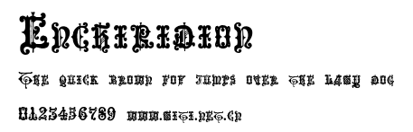 Enchiridion.otf