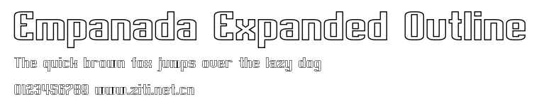 Empanada Expanded Outline.ttf