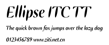 Ellipse ITC TT.ttf字體轉換器圖片