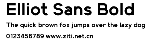 Elliot Sans Bold.ttf字體轉換器圖片