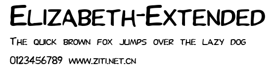 Elizabeth-Extended.ttf字體轉換器圖片