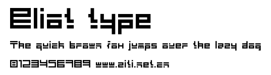 Eliot type.otf字體轉換器圖片