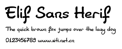 Elif Sans Herif.ttf