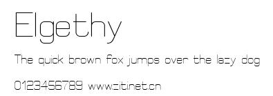 Elgethy.ttf字體轉換器圖片
