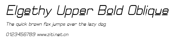 Elgethy Upper Bold Oblique.ttf