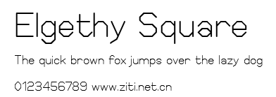 Elgethy Square.ttf字體轉換器圖片