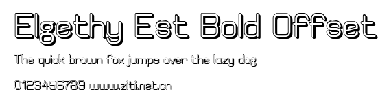 Elgethy Est Bold Offset.ttf