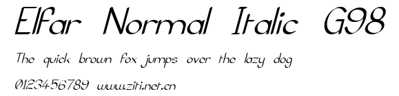 Elfar Normal Italic G98.ttf