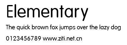 Elementary.ttf字體轉換器圖片