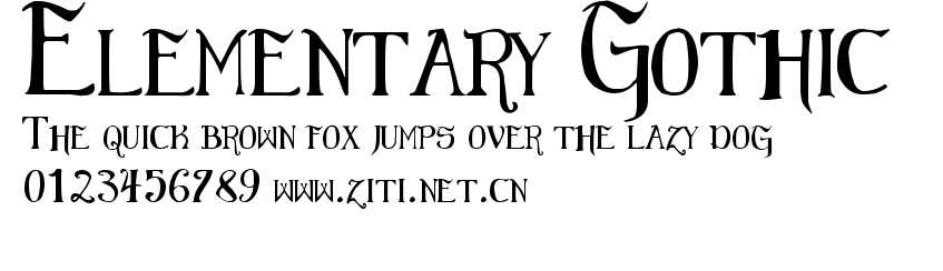 Elementary Gothic .ttf