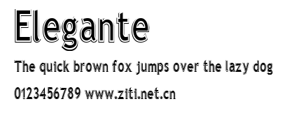 Elegante.ttf字體轉換器圖片