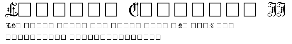 Elegant Capitals II.ttf字體轉換器圖片