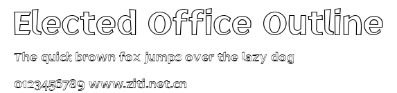 Elected Office Outline.ttf