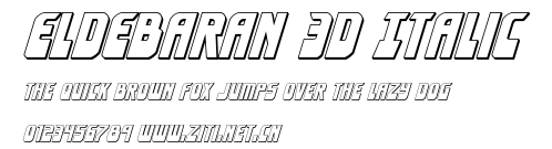 Eldebaran 3D Italic.ttf