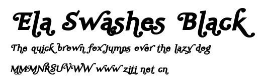 Ela Swashes Black.ttf