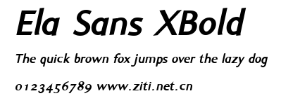 Ela Sans XBold.ttf