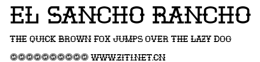 El Sancho Rancho.ttf