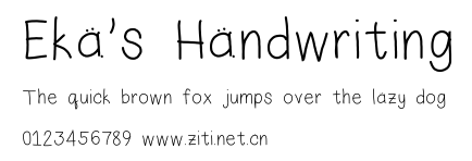 Eka's Handwriting.ttf