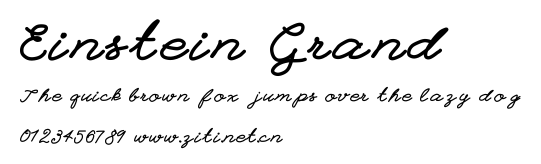 Einstein Grand.ttf字體轉換器圖片