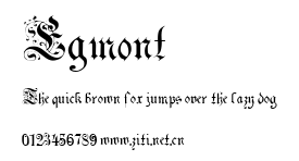 Egmont.ttf字體轉換器圖片