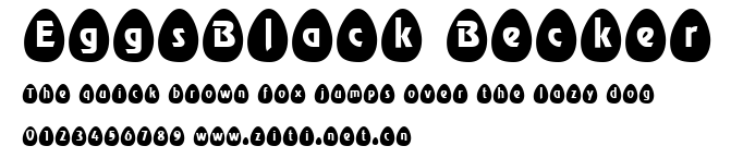 EggsBlack Becker.ttf