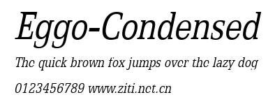 Eggo-Condensed.ttf字體轉換器圖片