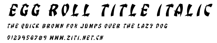 Egg Roll Title Italic.ttf