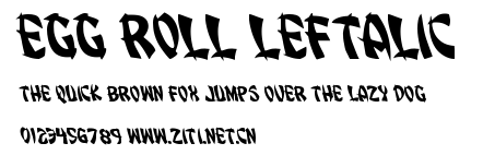 Egg Roll Leftalic.ttf